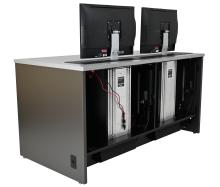 Classroom Training Desk- Dual Trolley