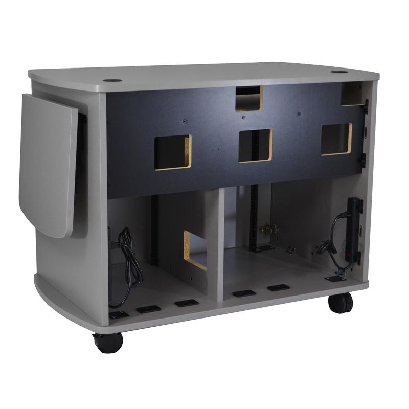 Standing Height Lectern Curved Top and Bottom